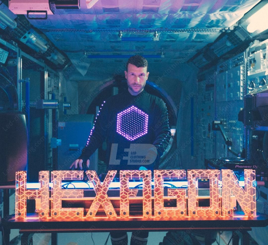 Hexagon LED Jacket for DJ Don Diablo