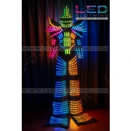 Stiltwalker LED robot \ Kryoman LED costume (model 2016 year)