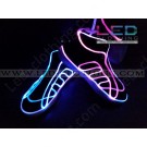 LED fiber optic RGB sneakers